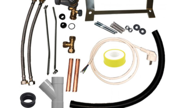 Complete installatie-set verticale boiler