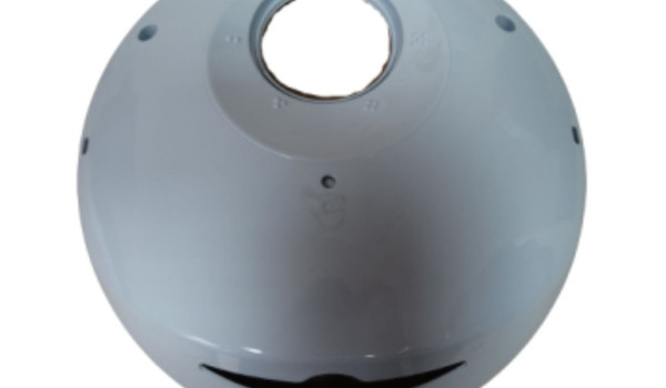 Plastic kap verticale boiler